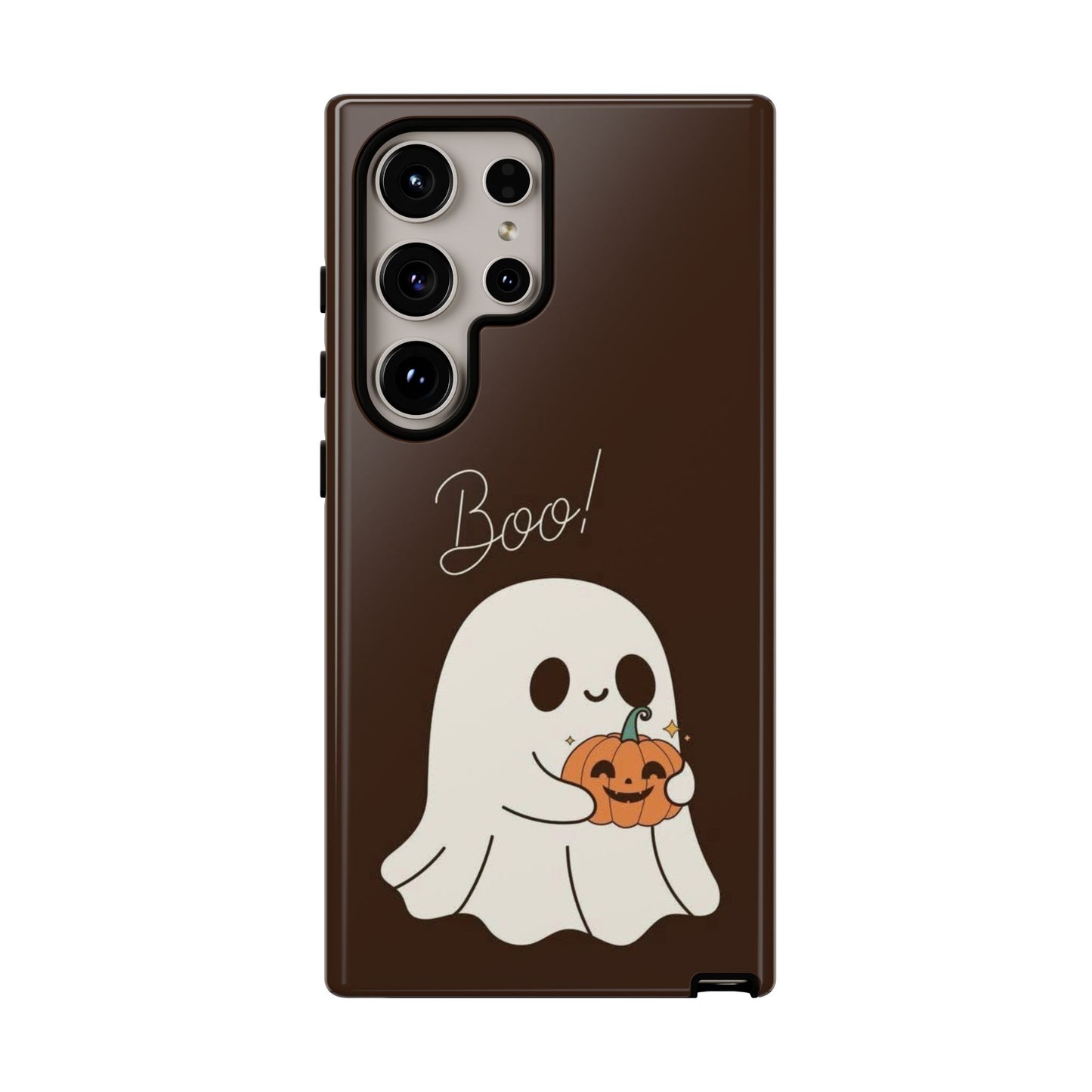 Ghost Pumpkin Phone Case — "Boo!"
