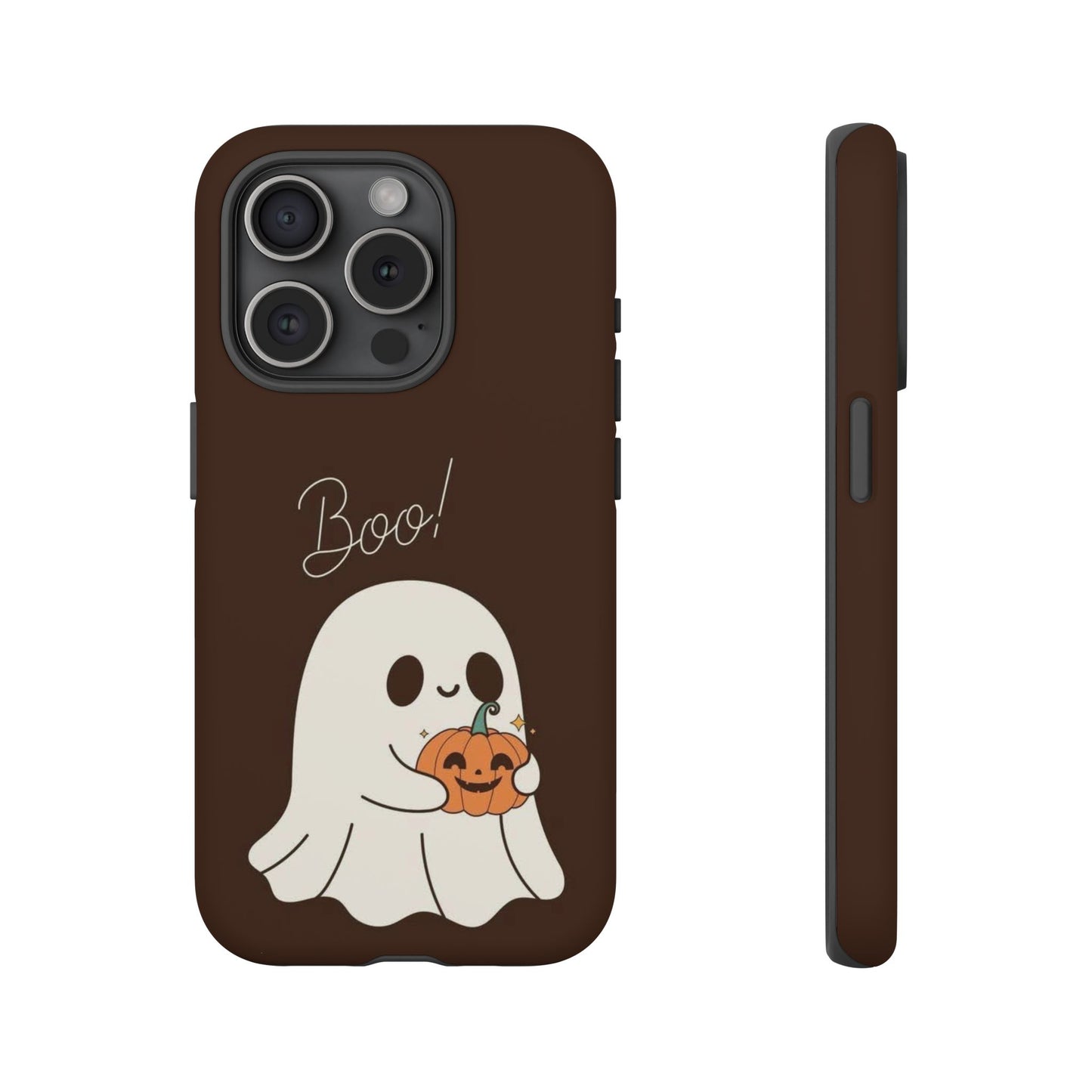 Ghost Pumpkin Phone Case — "Boo!"