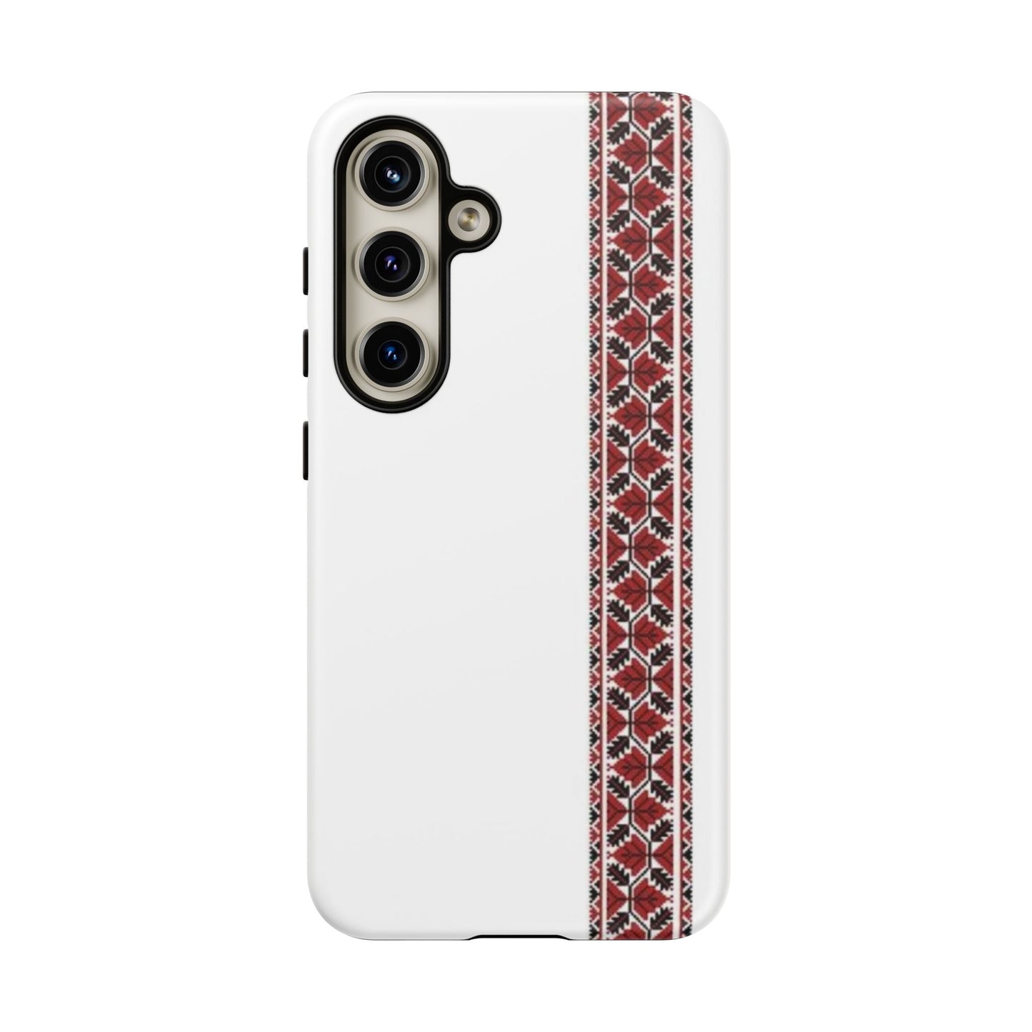 Palestinian Tatreez White/Red