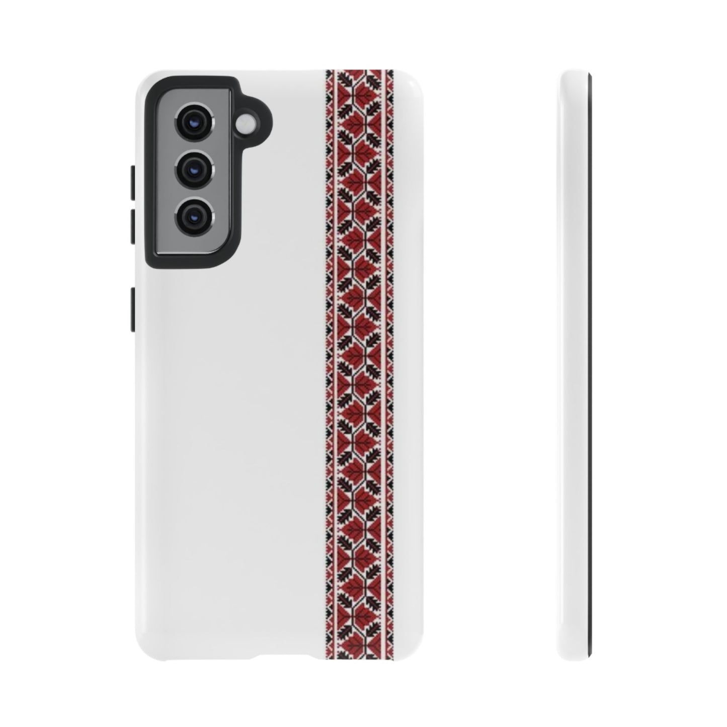 Palestinian Tatreez White/Red