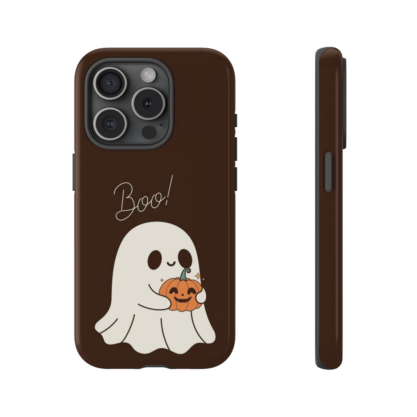Ghost Pumpkin Phone Case — "Boo!"
