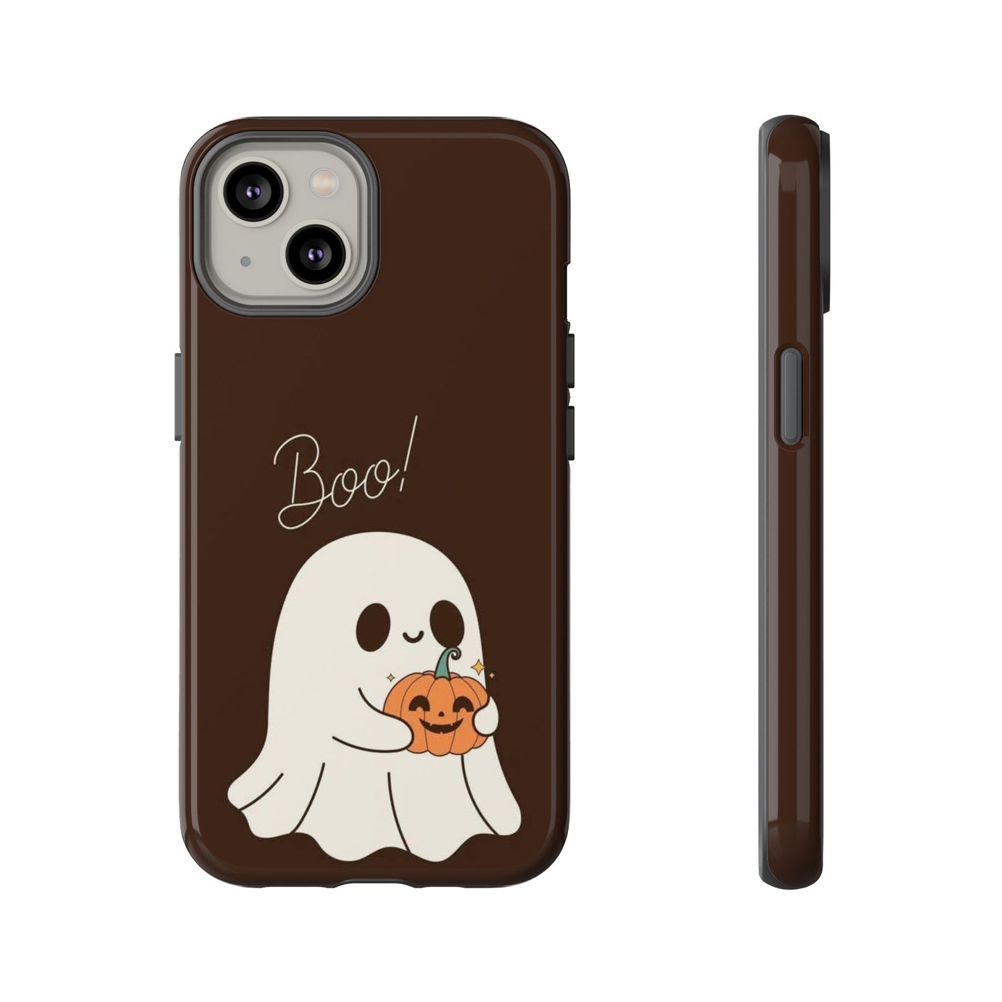 Ghost Pumpkin Phone Case — "Boo!"