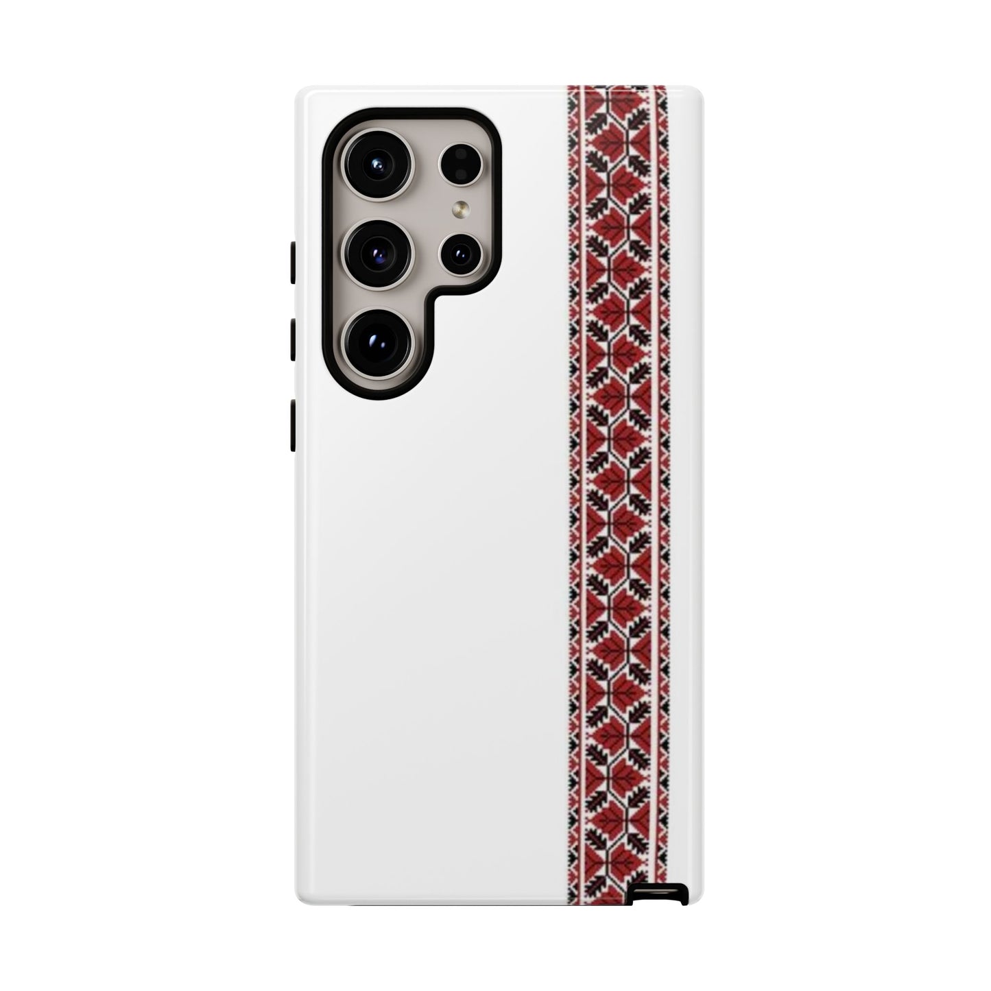 Palestinian Tatreez White/Red