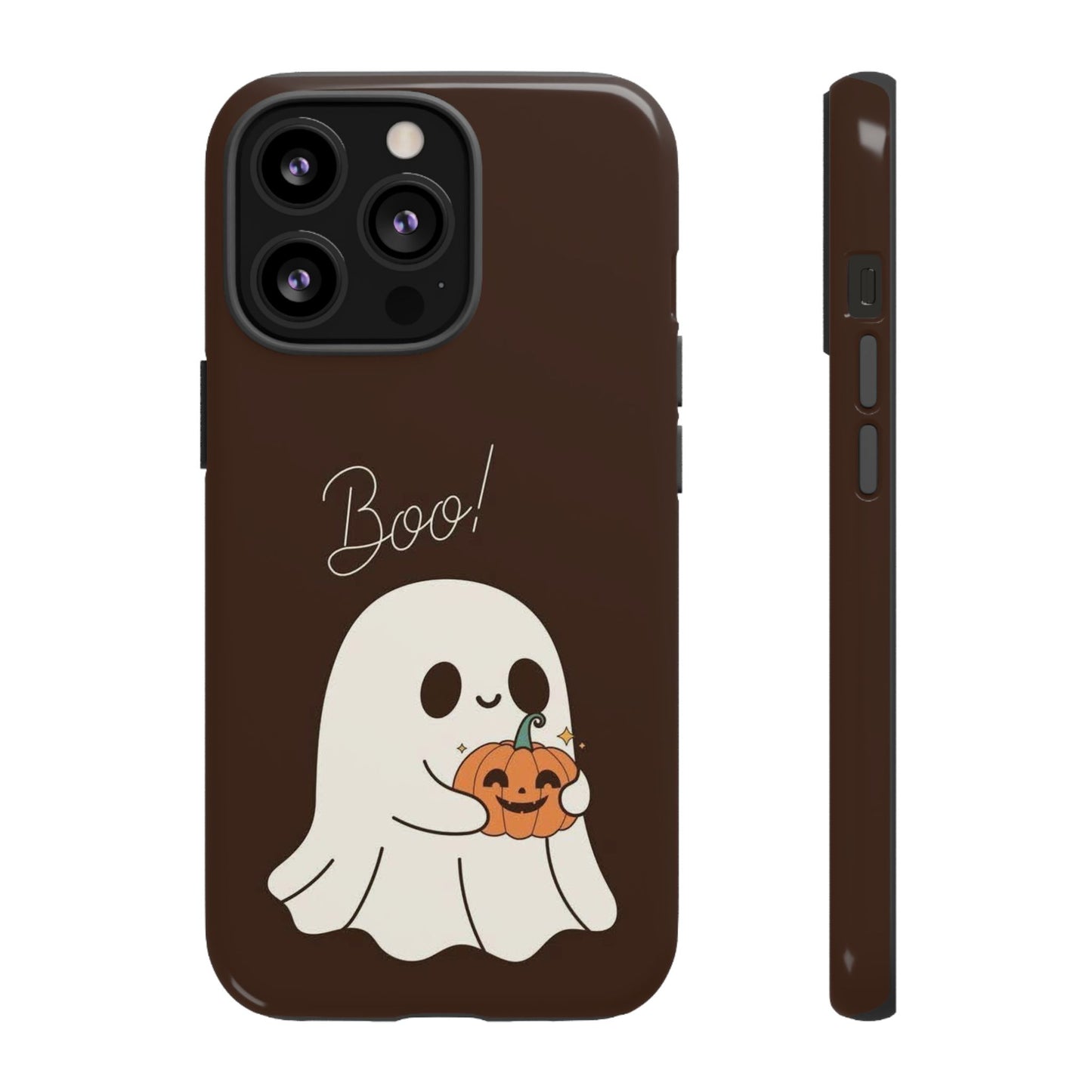 Ghost Pumpkin Phone Case — "Boo!"