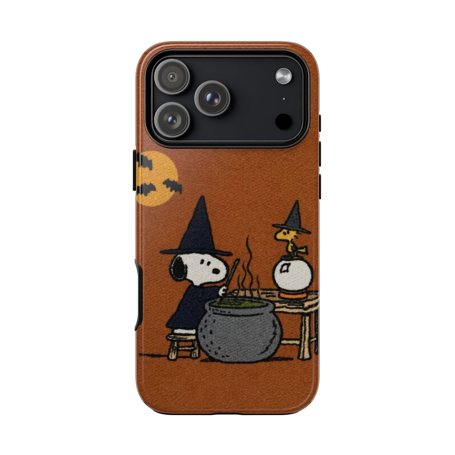 Halloween Witch Snoopy-Style Cauldron Design