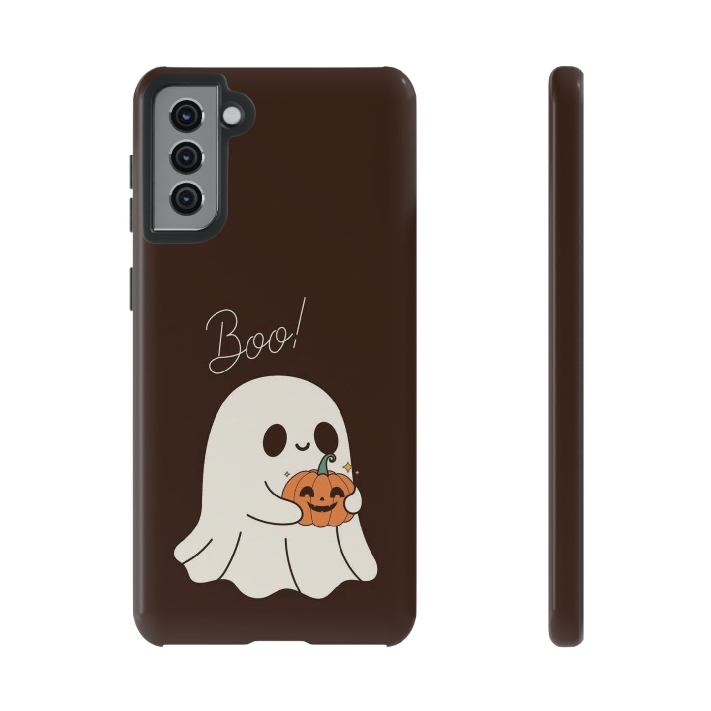 Ghost Pumpkin Phone Case — "Boo!"