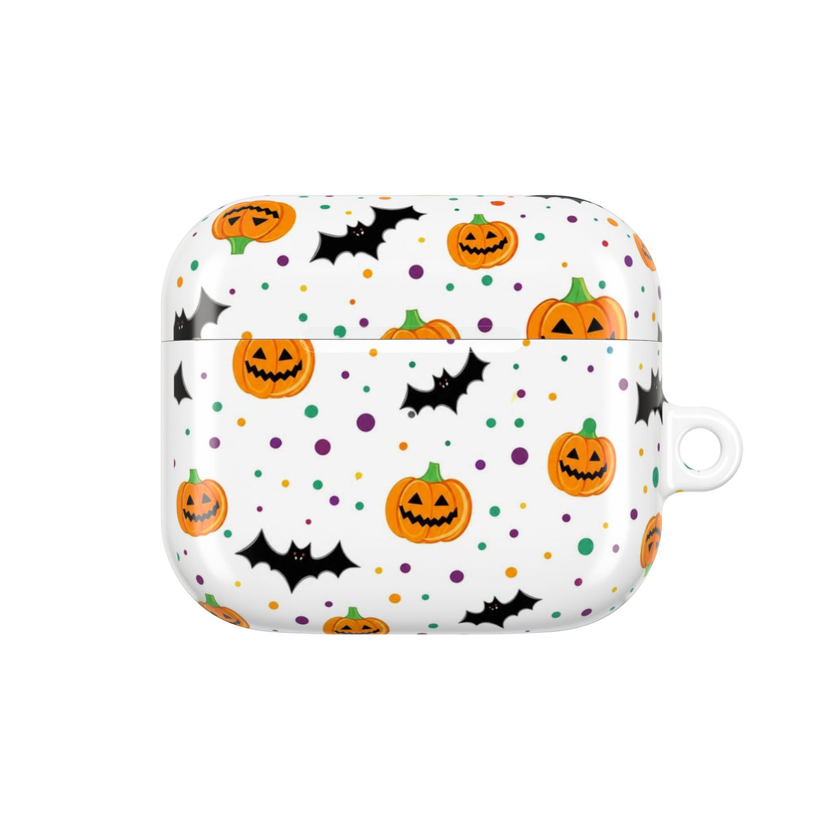 Halloween Pumpkin & Bats AirPod Case
