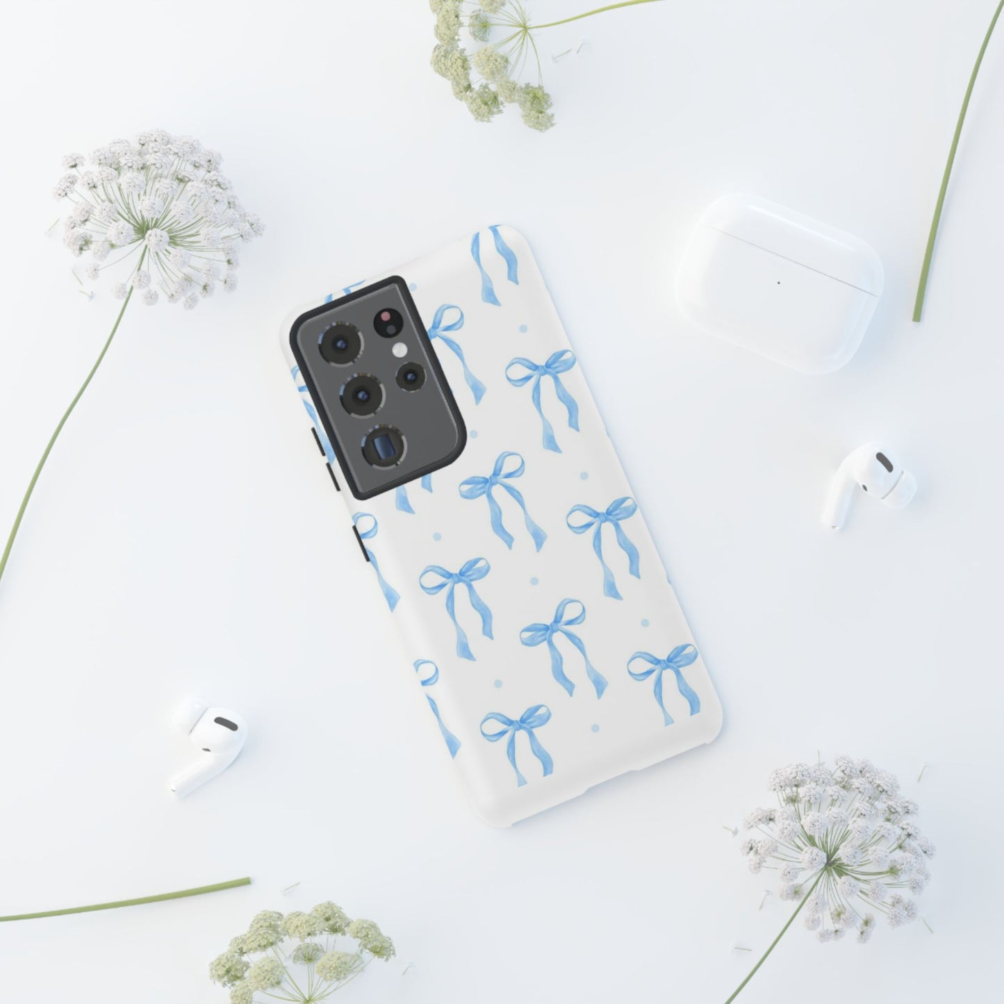 Blue Bow Phone Case
