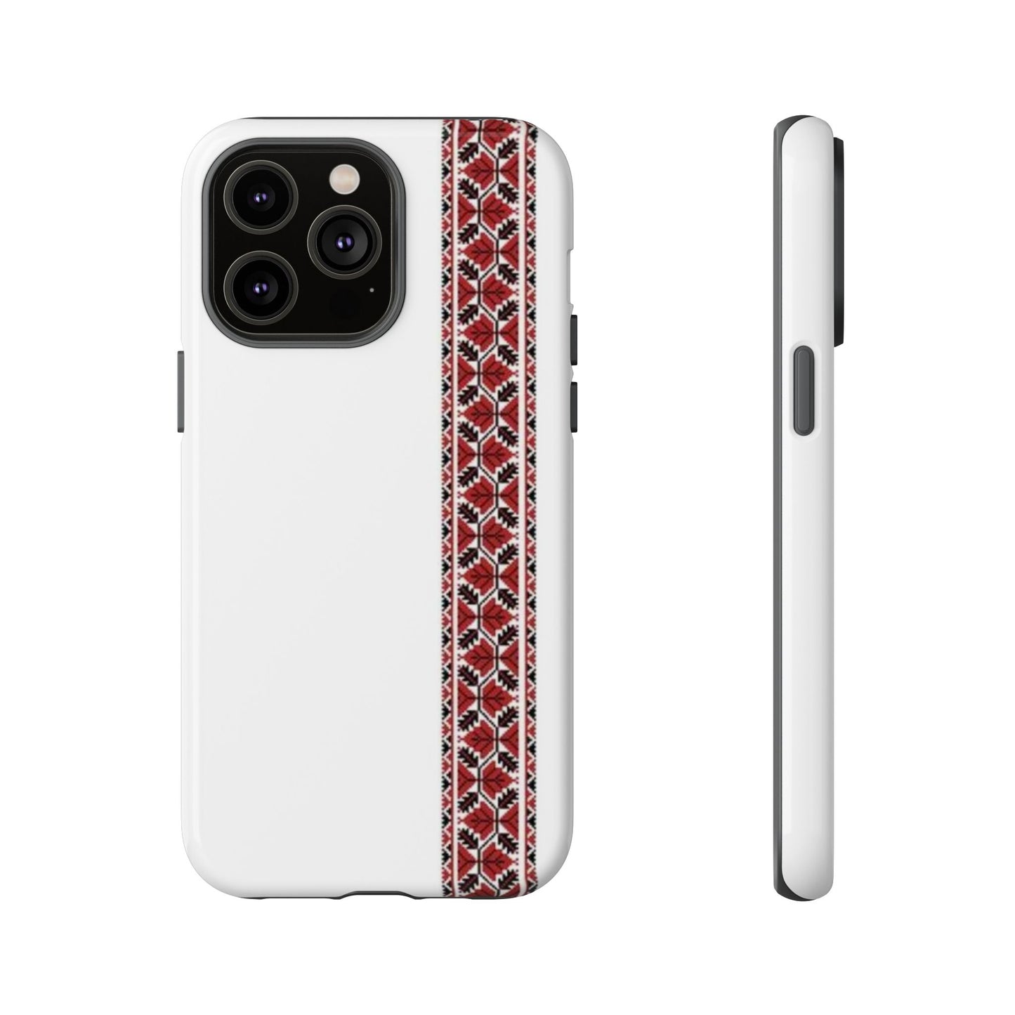 Palestinian Tatreez White/Red