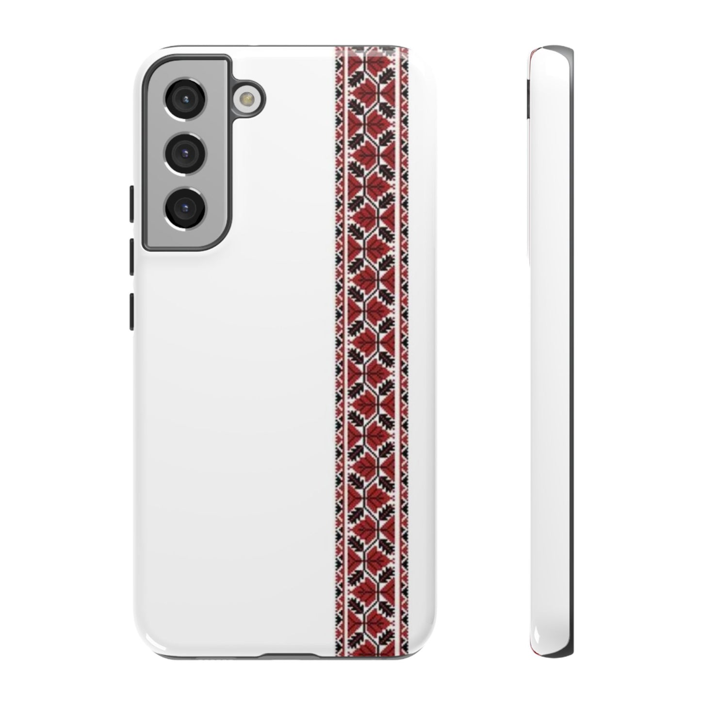 Palestinian Tatreez White/Red
