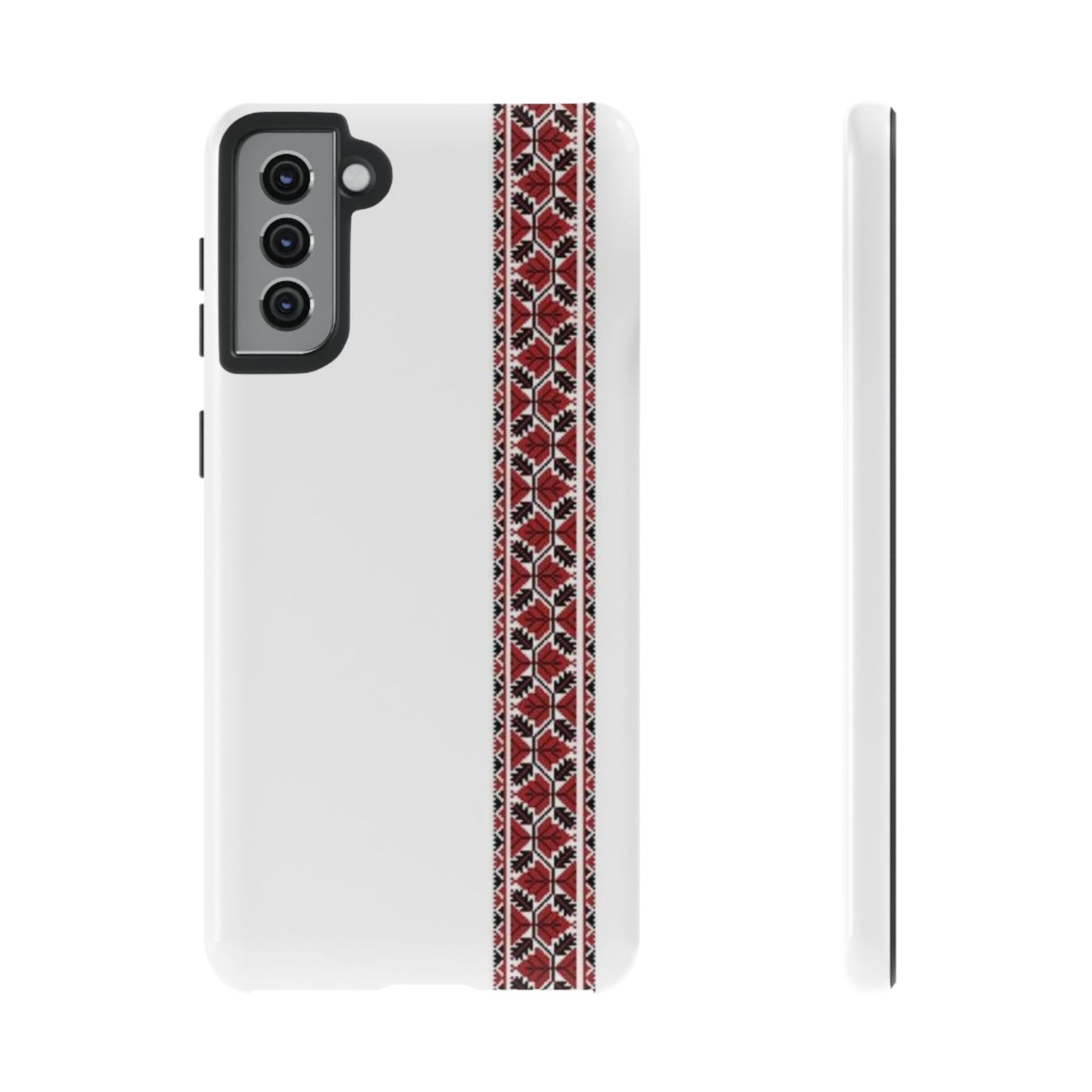 Palestinian Tatreez White/Red
