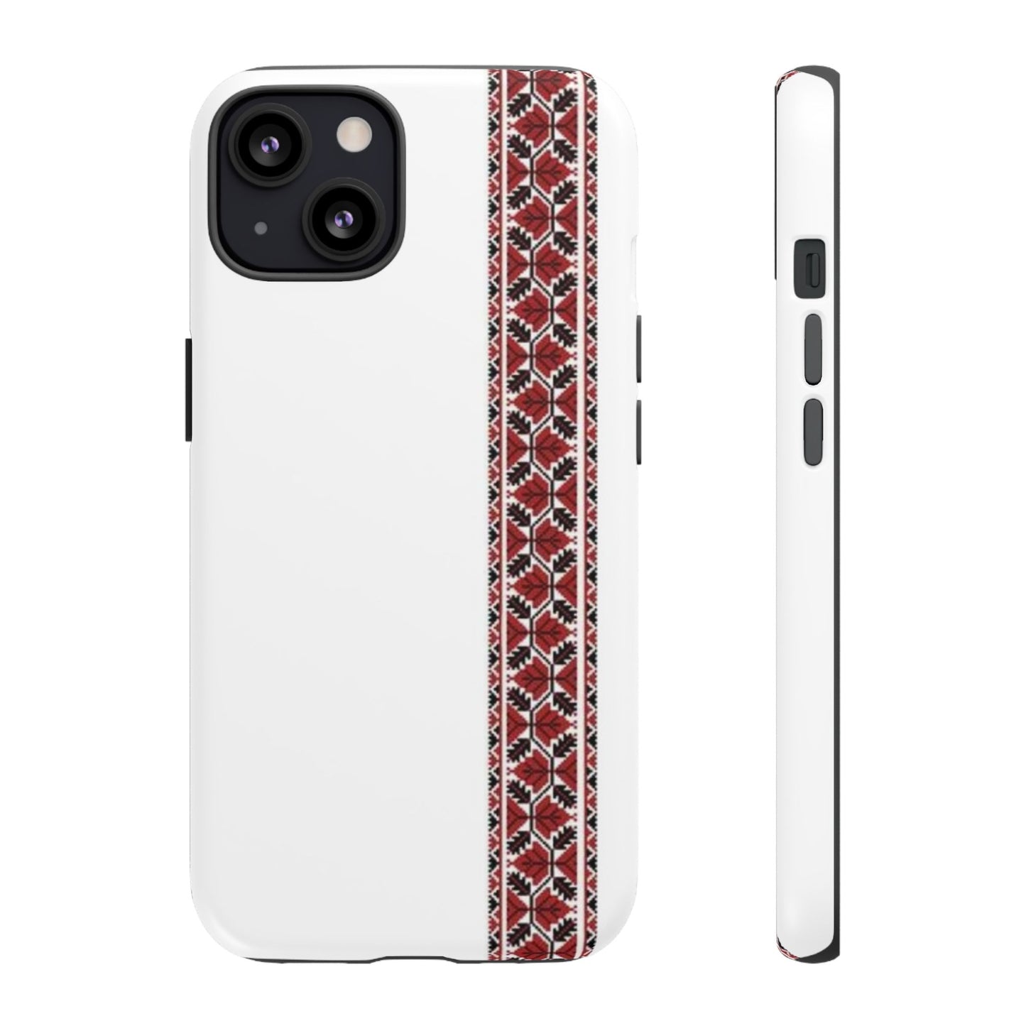 Palestinian Tatreez White/Red