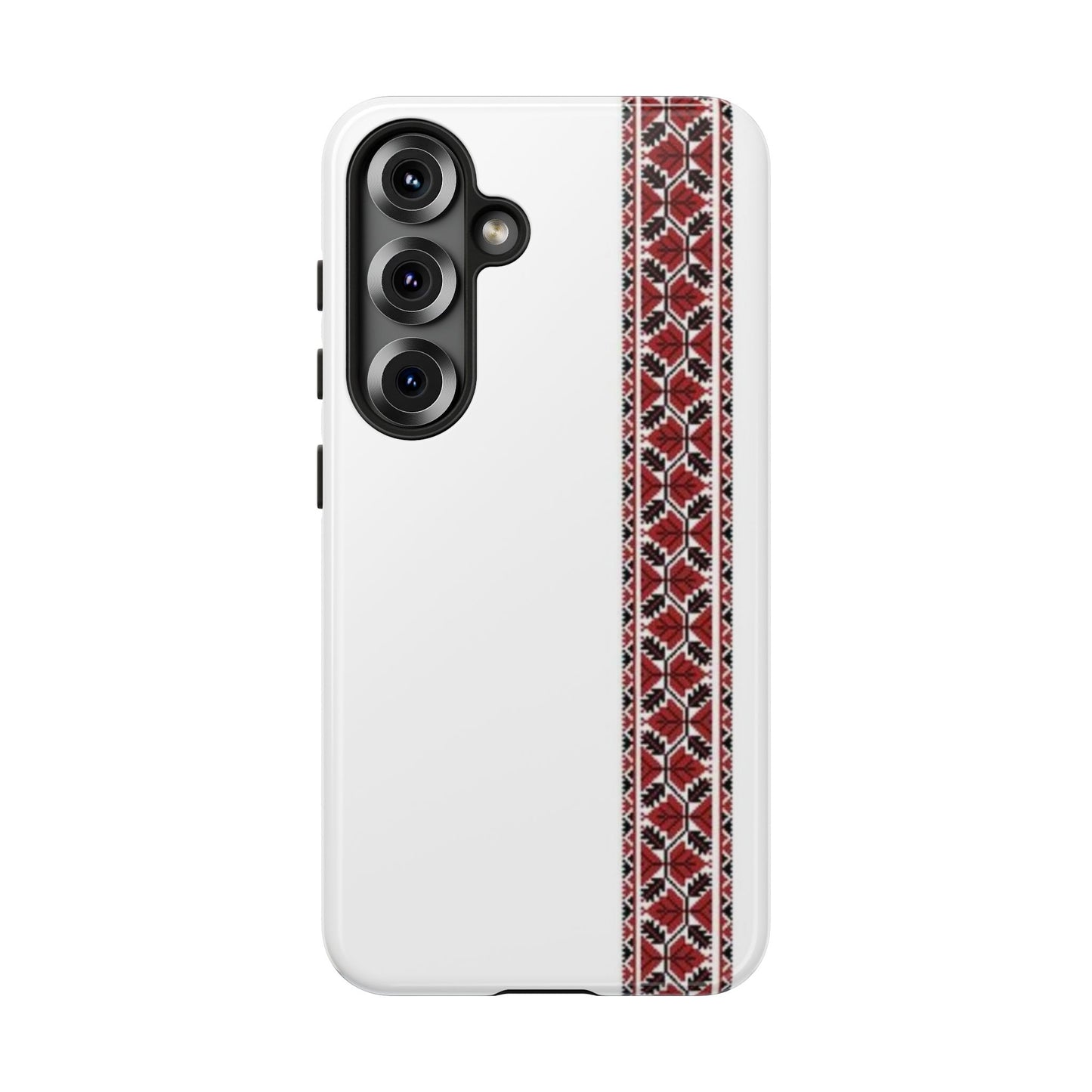 Palestinian Tatreez White/Red