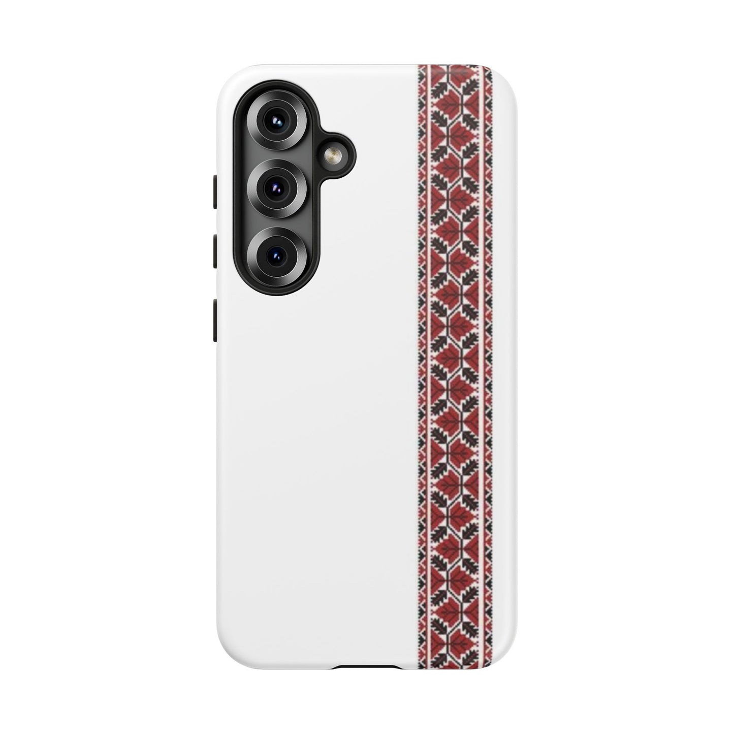 Palestinian Tatreez White/Red