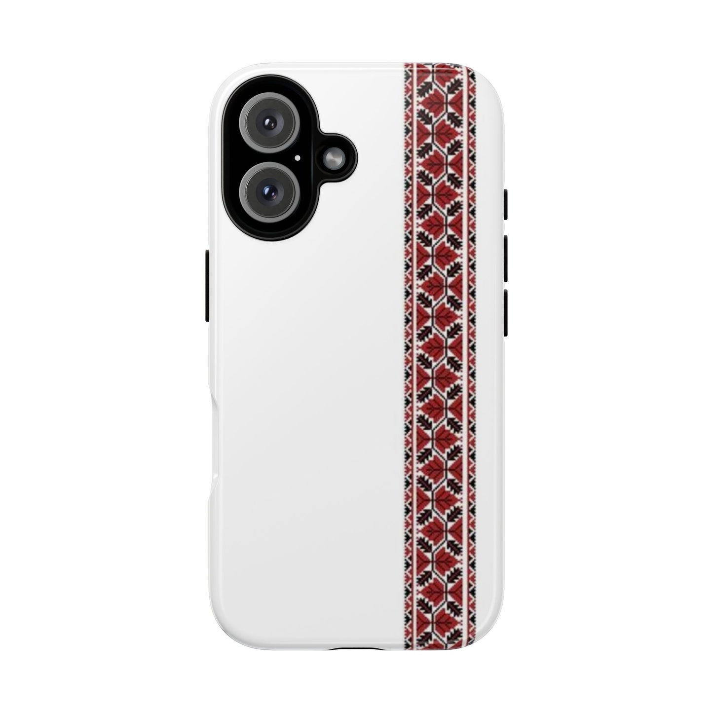Palestinian Tatreez White/Red