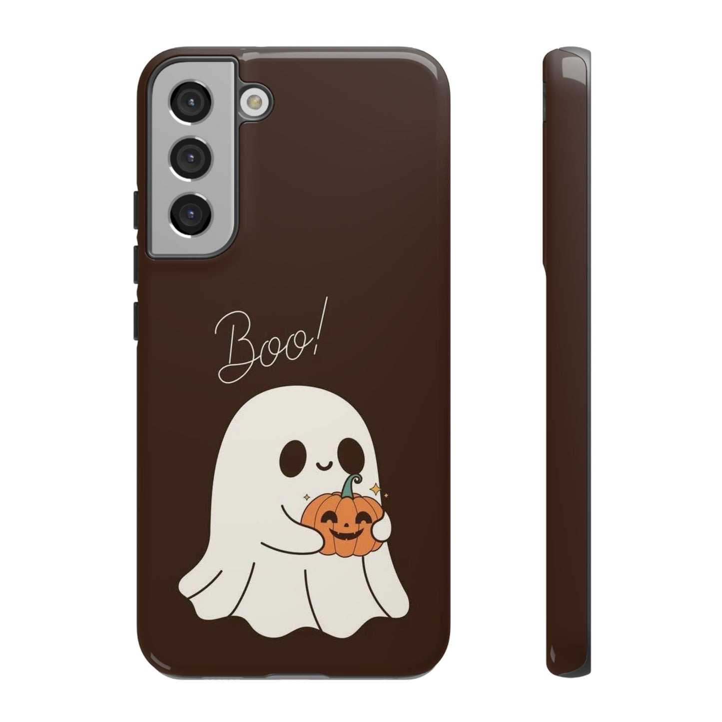 Ghost Pumpkin Phone Case — "Boo!"