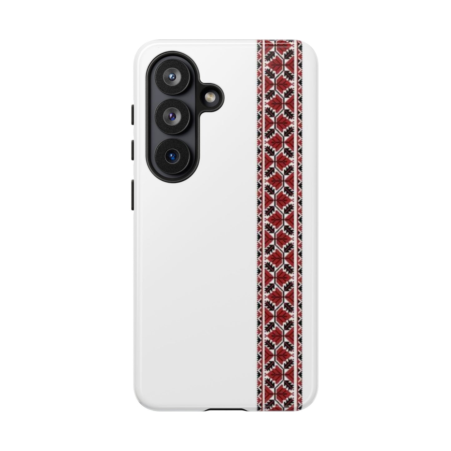 Palestinian Tatreez White/Red
