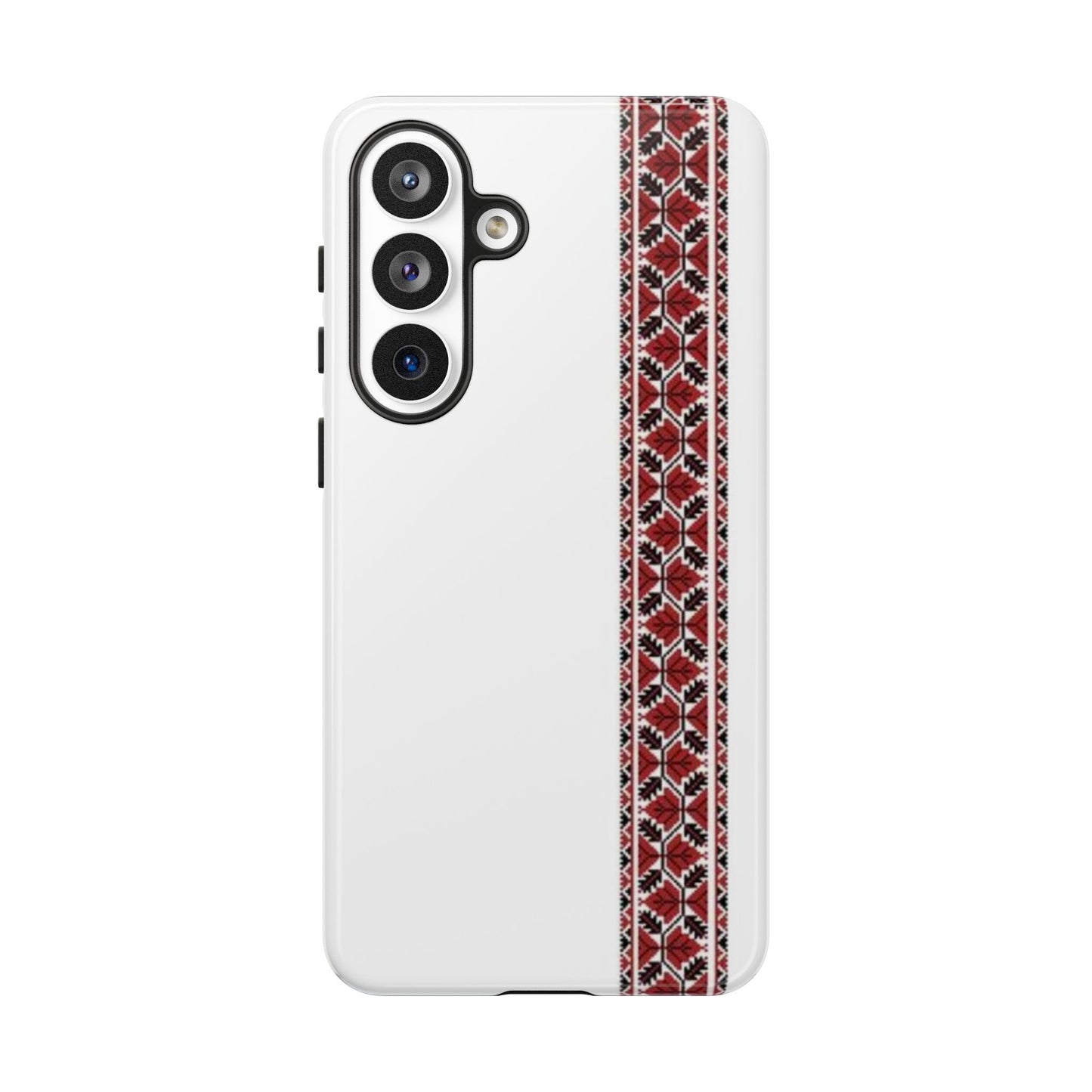 Palestinian Tatreez White/Red