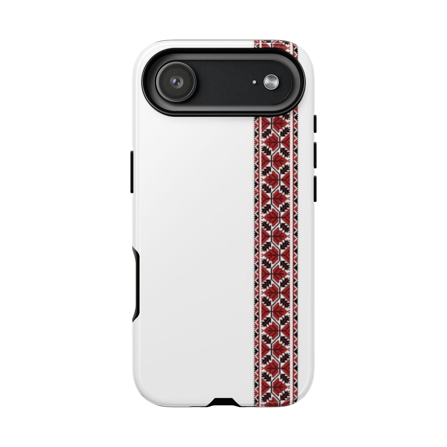 Palestinian Tatreez White/Red