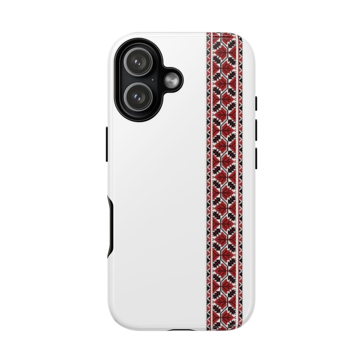 Palestinian Tatreez White/Red