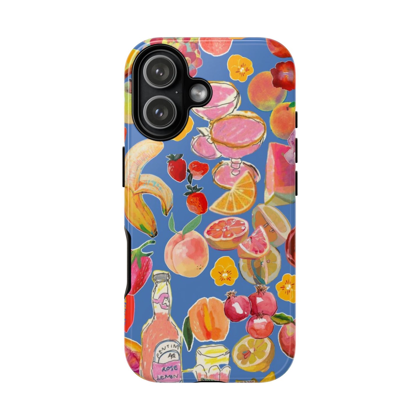 Colorful Fruit Collage Phone Case