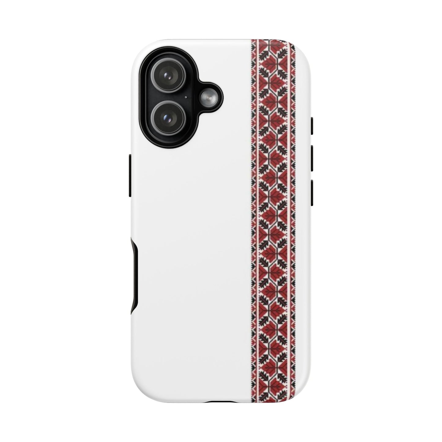 Palestinian Tatreez White/Red