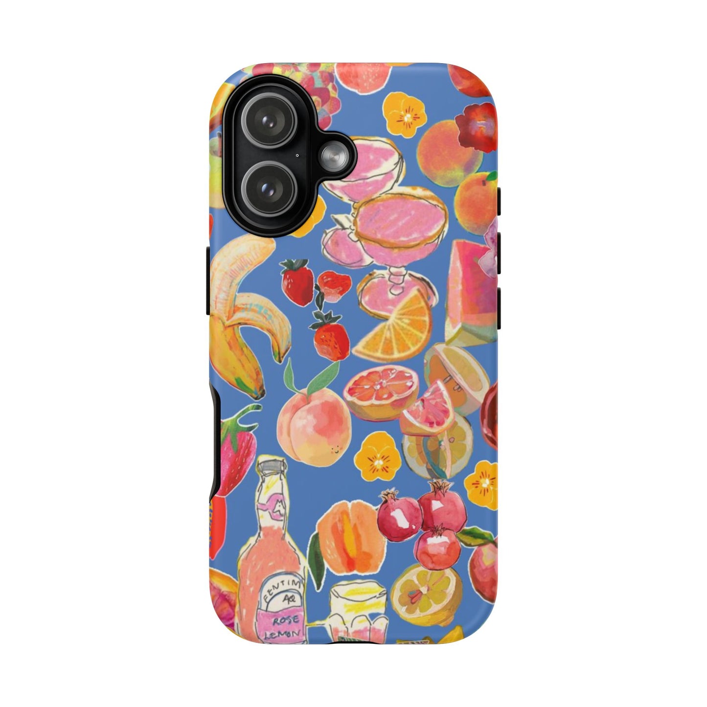 Colorful Fruit Collage Phone Case