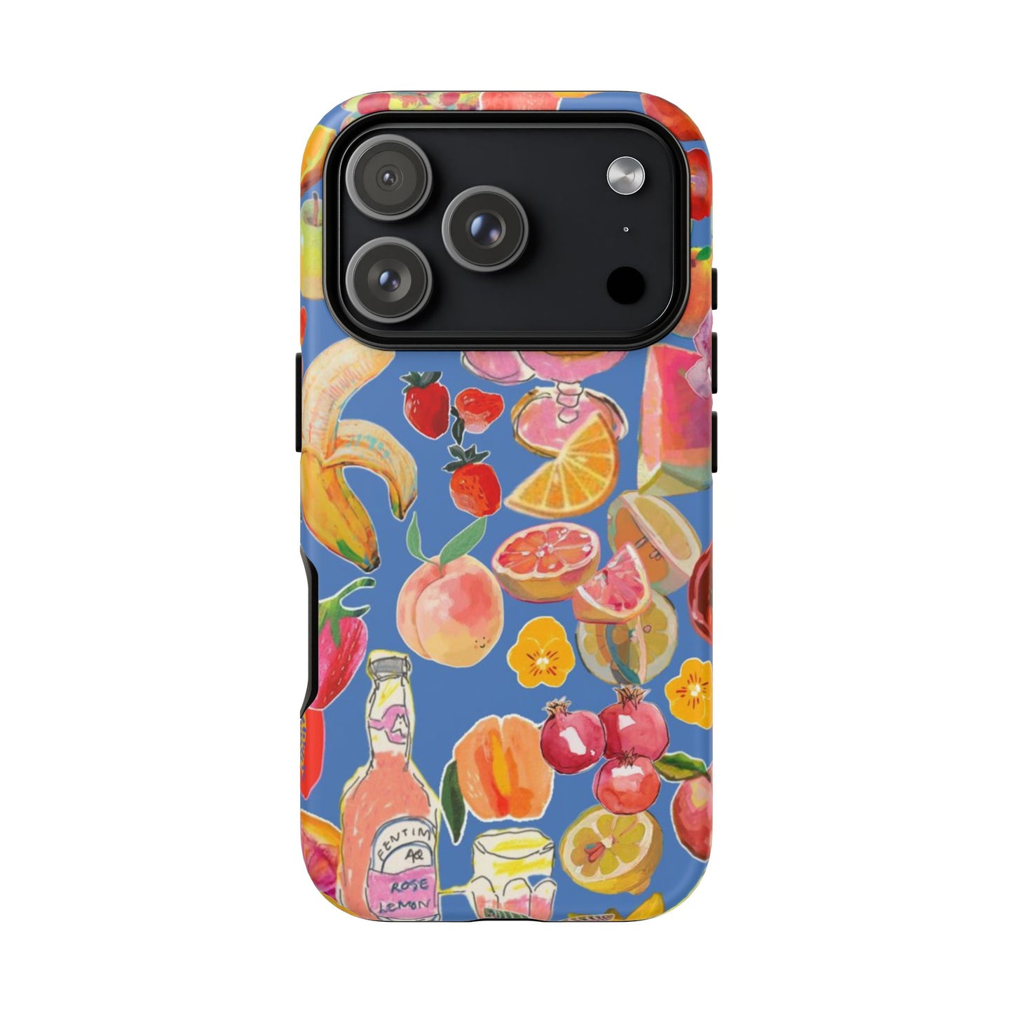 Colorful Fruit Collage Phone Case