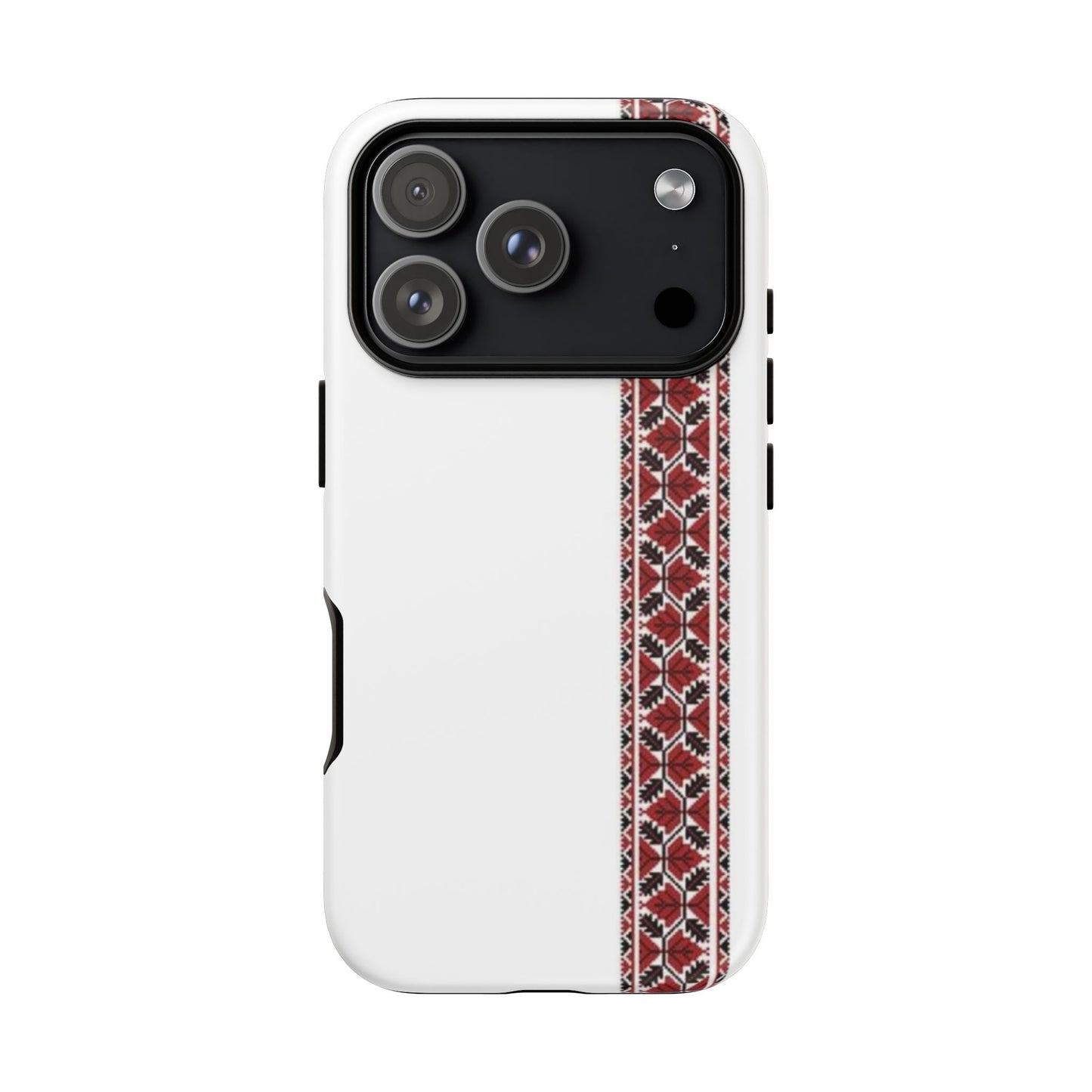 Palestinian Tatreez White/Red