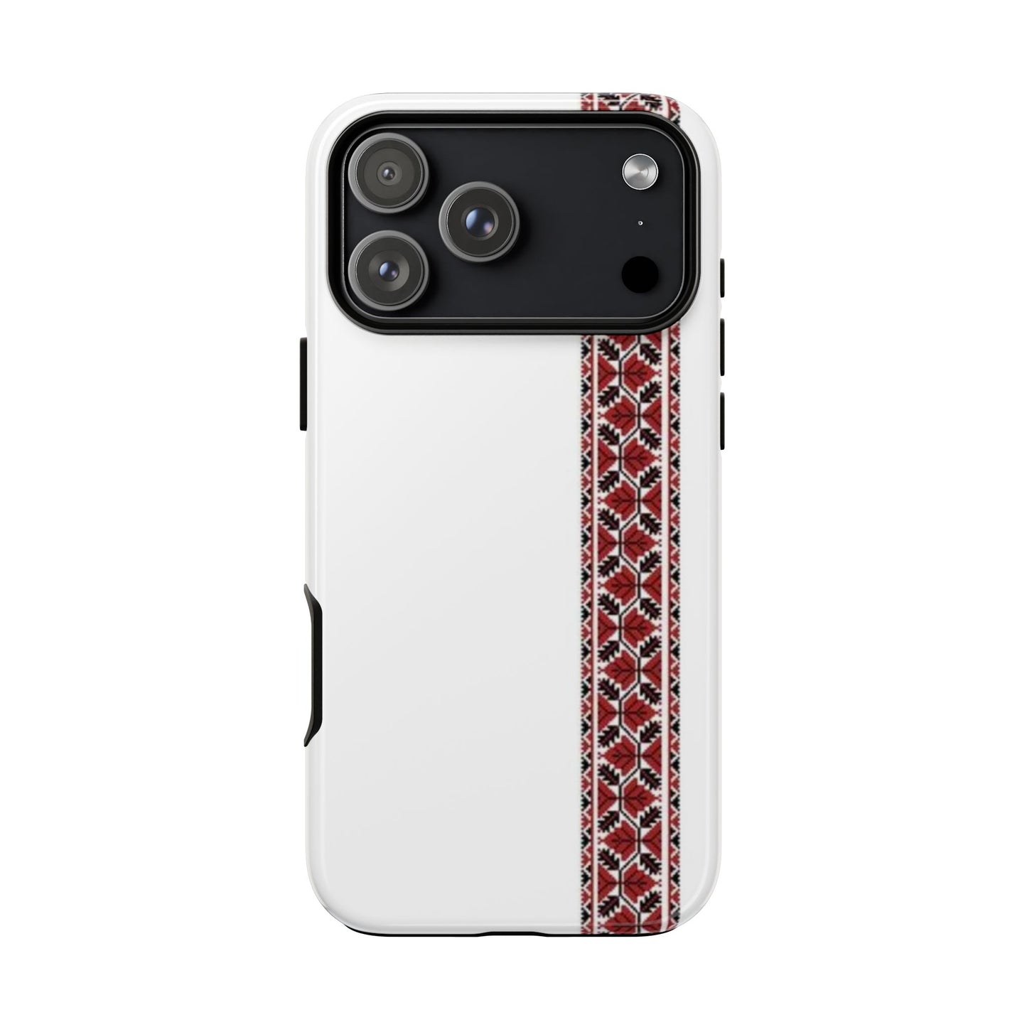 Palestinian Tatreez White/Red
